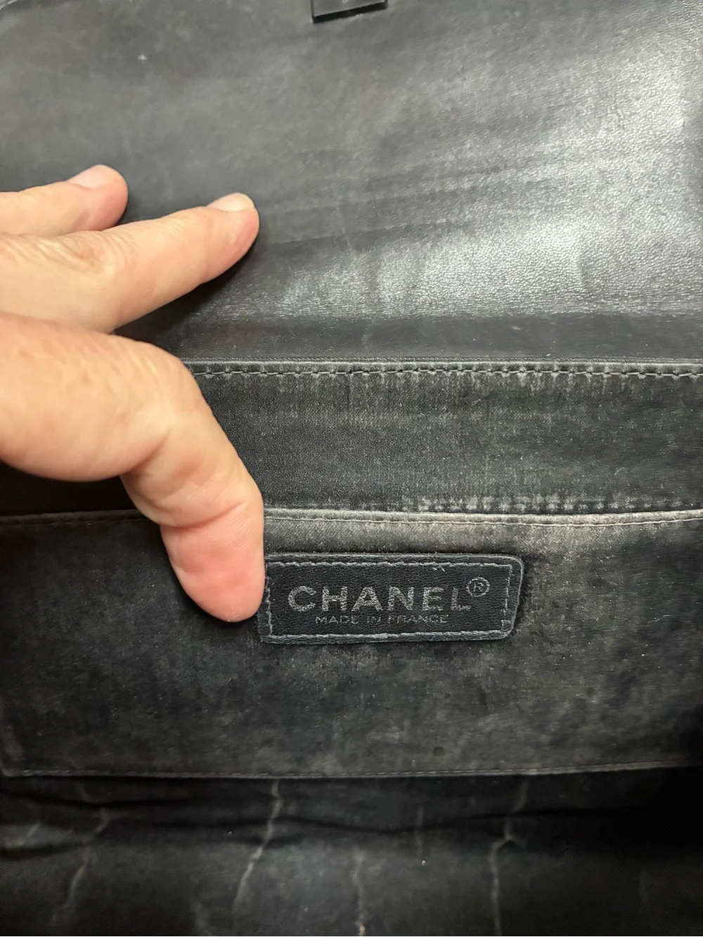 Authentic Chanel Y2K New Travel Nylon East West Flap Bag with Chain Handle